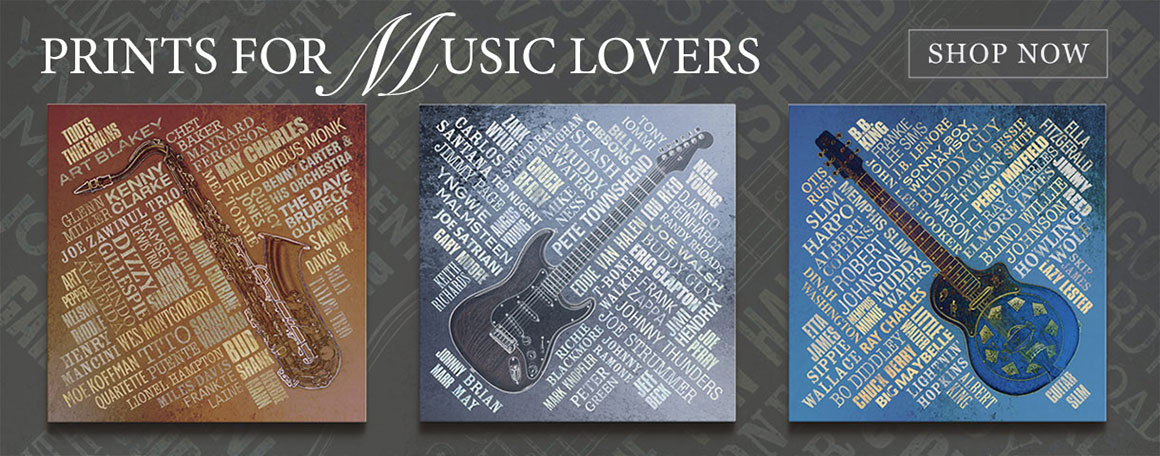 prints for music lovers carousel