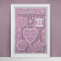 Personalised New Baby Print