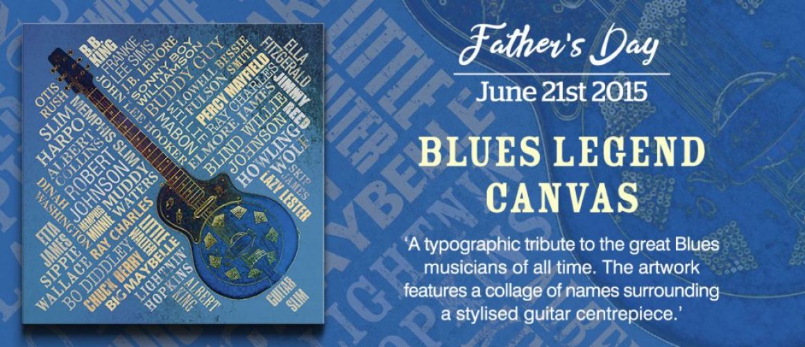 Father's Day Blues Legends Canvas
