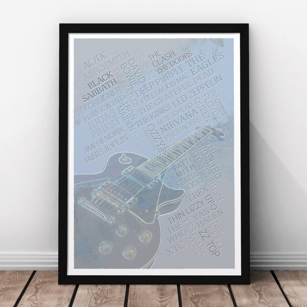 Rock Legends Print - Steel