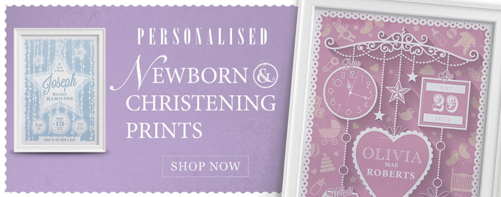 personalised baby gift carousel